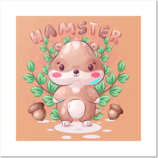Sweet Baby Hamster Posters and Art